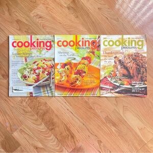 Cooking Pleasures 2002 Cookbook Magazine Lot of 3